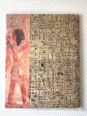 NWT Vintage 90s Egyptian Stationery King Seti Louvre Museum Gift Sealed